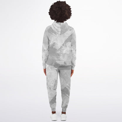 Adult All Over Print Zipped Hoodie & Jogger set
