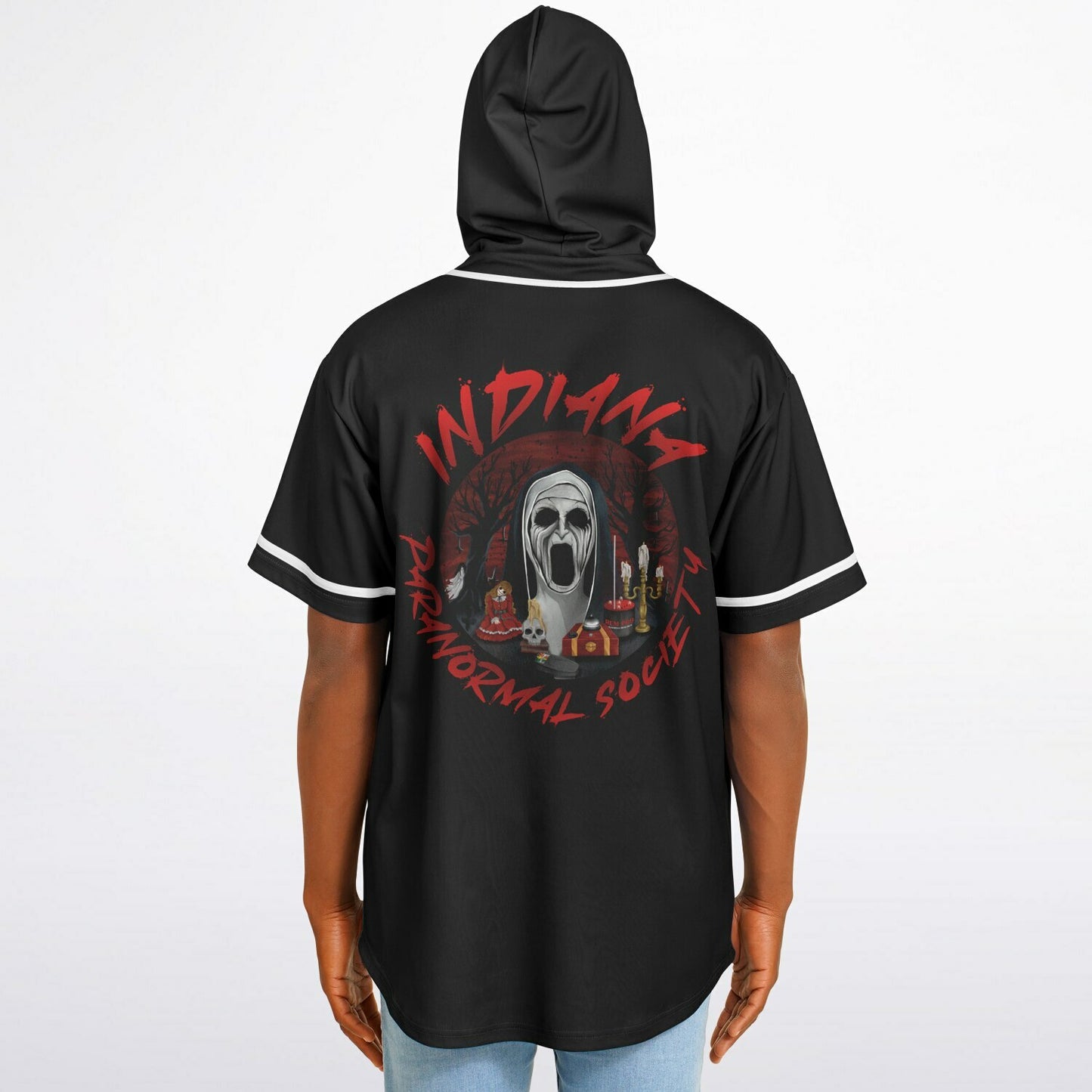 Adult 'Grave Encounters' Hooded Baseball Jersey