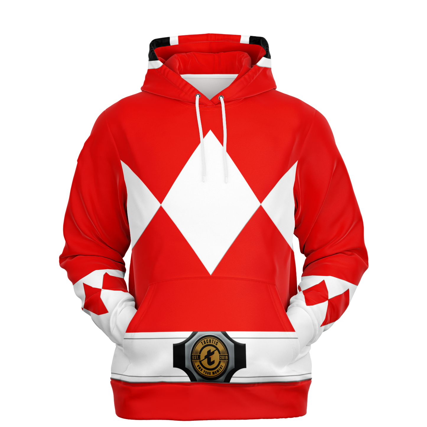 Adult MMPR 'Red Ranger' Pullover Hoodie