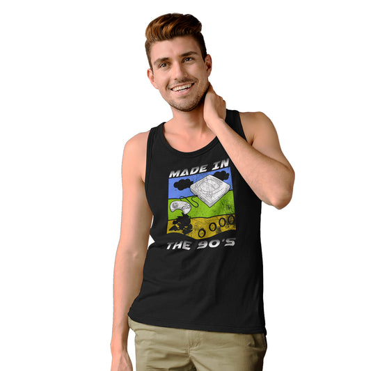 GU 'Made in the 90's' Men’s Premium Tank - White