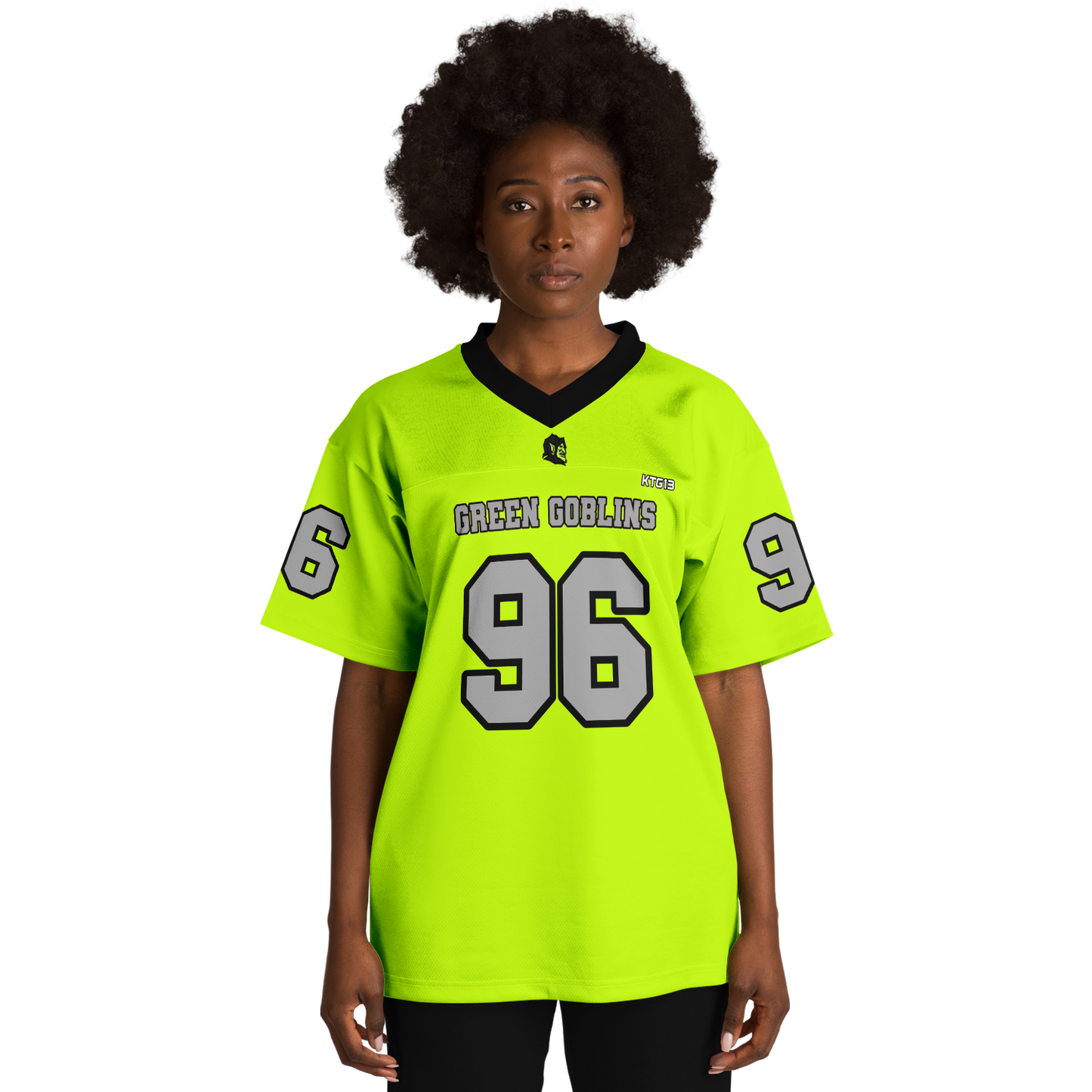 KTG13 TV CUSTOM Green Goblins Football Jersey