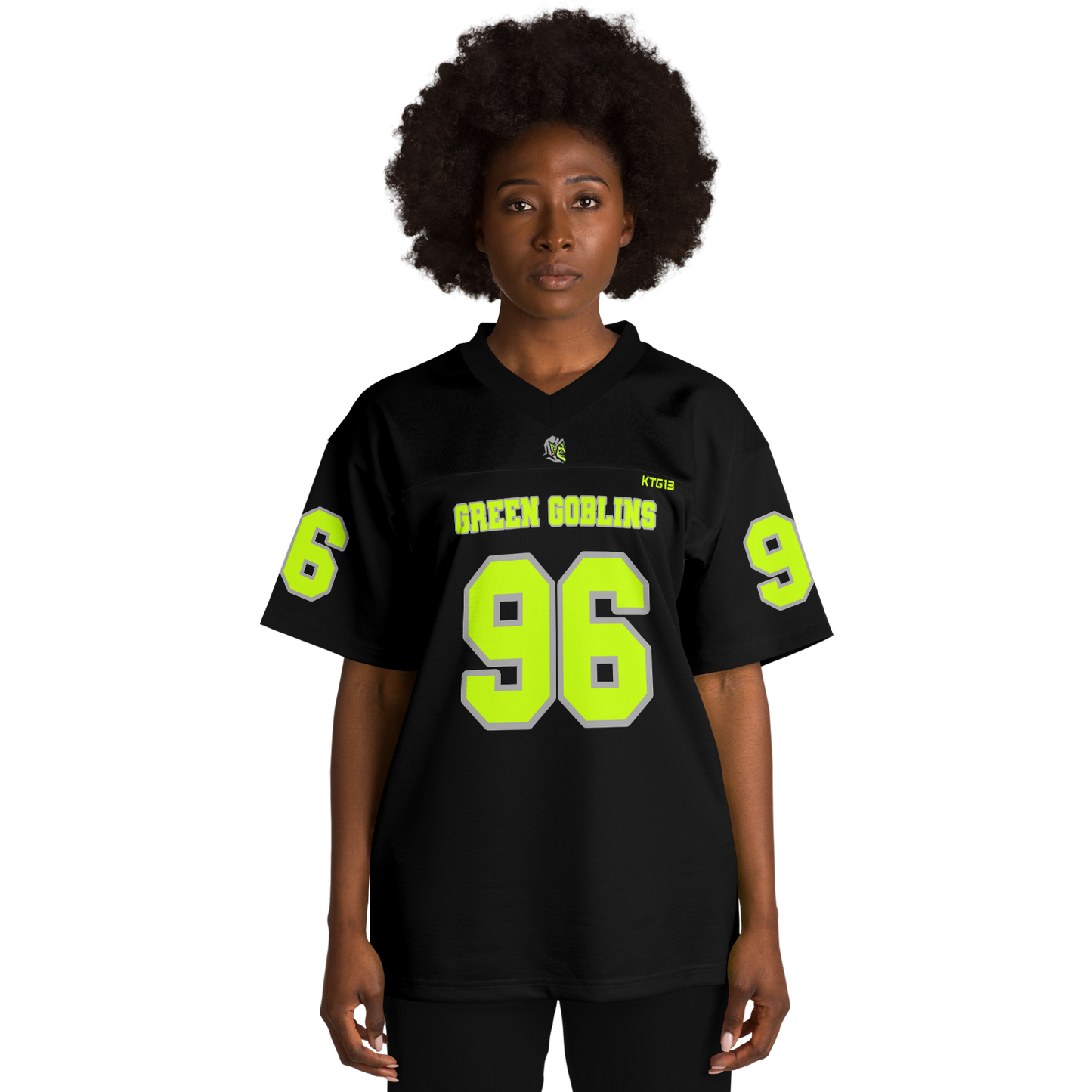 KTG13 TV CUSTOM Green Goblins Football Jersey