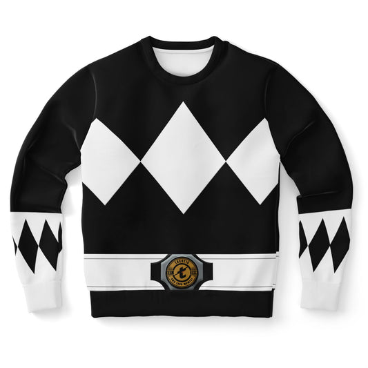 Adult MMPR 'Black Ranger' Sweatshirt
