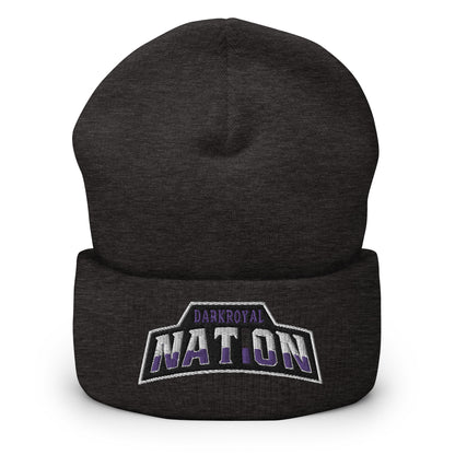 Dark Royal Nation Cuffed Beanie