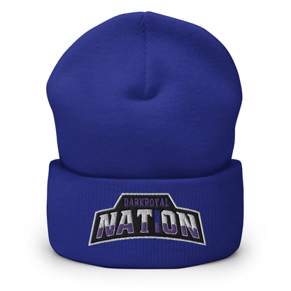 Dark Royal Nation Cuffed Beanie