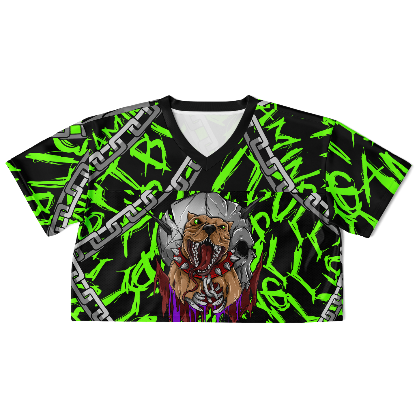 Women's Pitbull Gaming Cropped Football Jersey