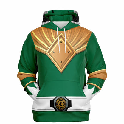 Adult MMPR 'Green Ranger' Pullover Hoodie