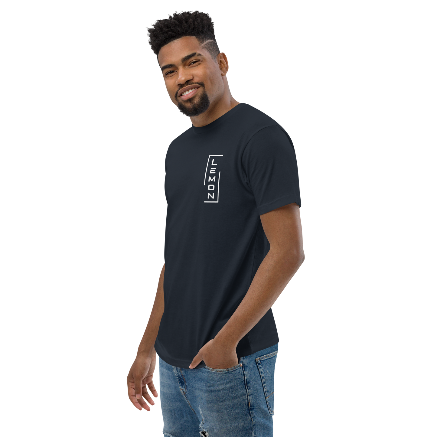 Adult LEMON Badge Fitted T-Shirt