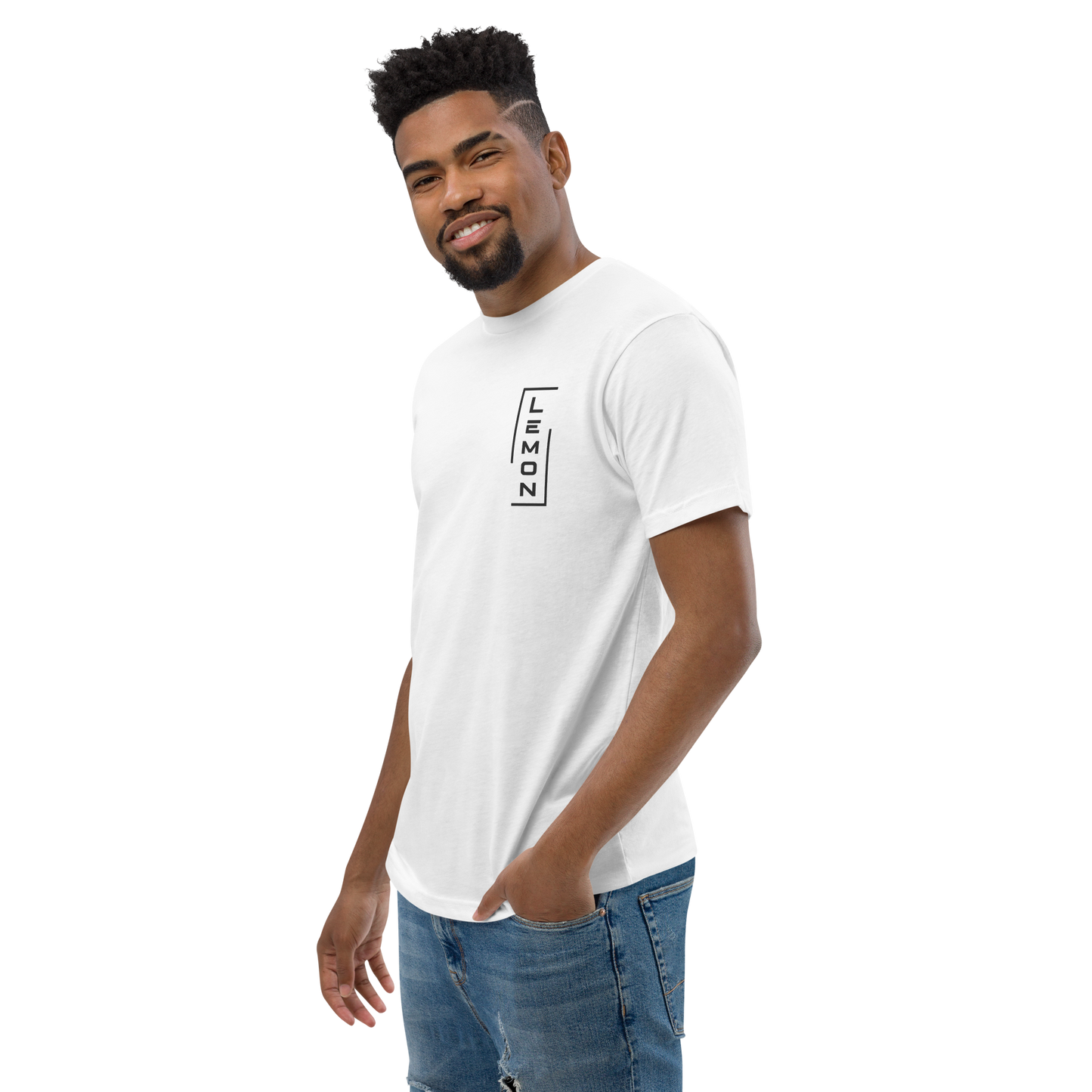 Adult LEMON Badge Fitted T-Shirt