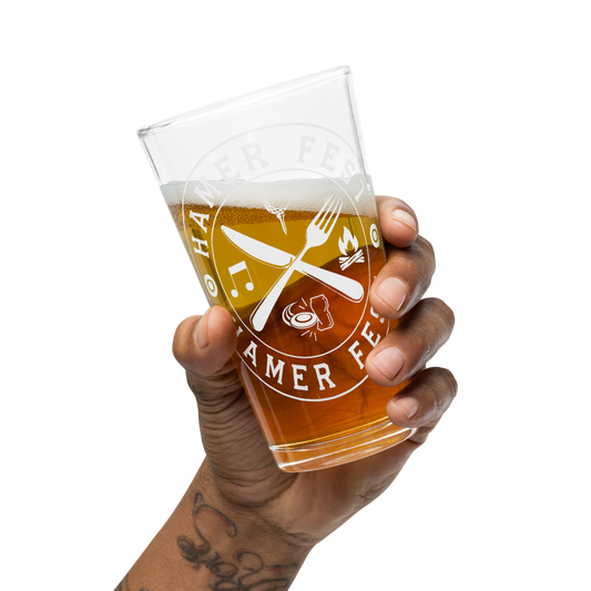 HF Emblem Shaker Pint Glass