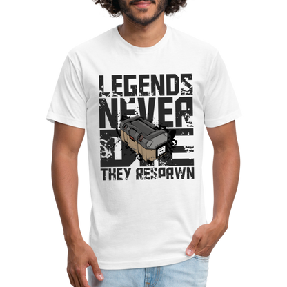 GU 'Legends Never Die' Fitted T-Shirt - white