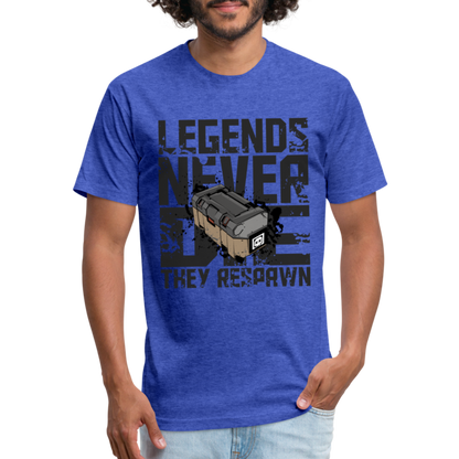 GU 'Legends Never Die' Fitted T-Shirt - heather royal