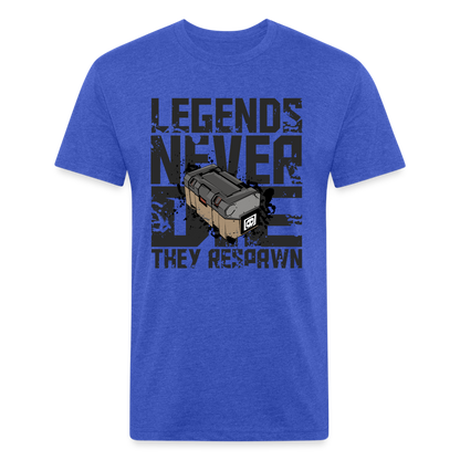 GU 'Legends Never Die' Fitted T-Shirt - heather royal