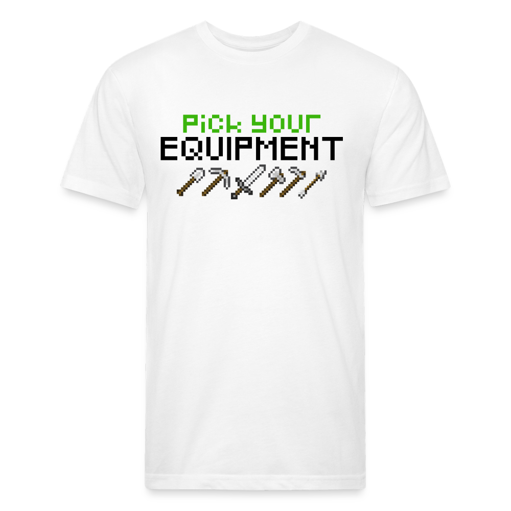 GU 'Pick Your Equipment'  Fitted T-Shirt - white