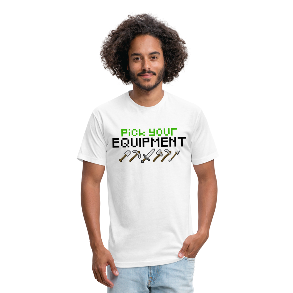 GU 'Pick Your Equipment'  Fitted T-Shirt - white