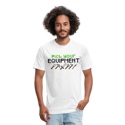 GU 'Pick Your Equipment'  Fitted T-Shirt - white