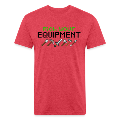 GU 'Pick Your Equipment'  Fitted T-Shirt - heather red
