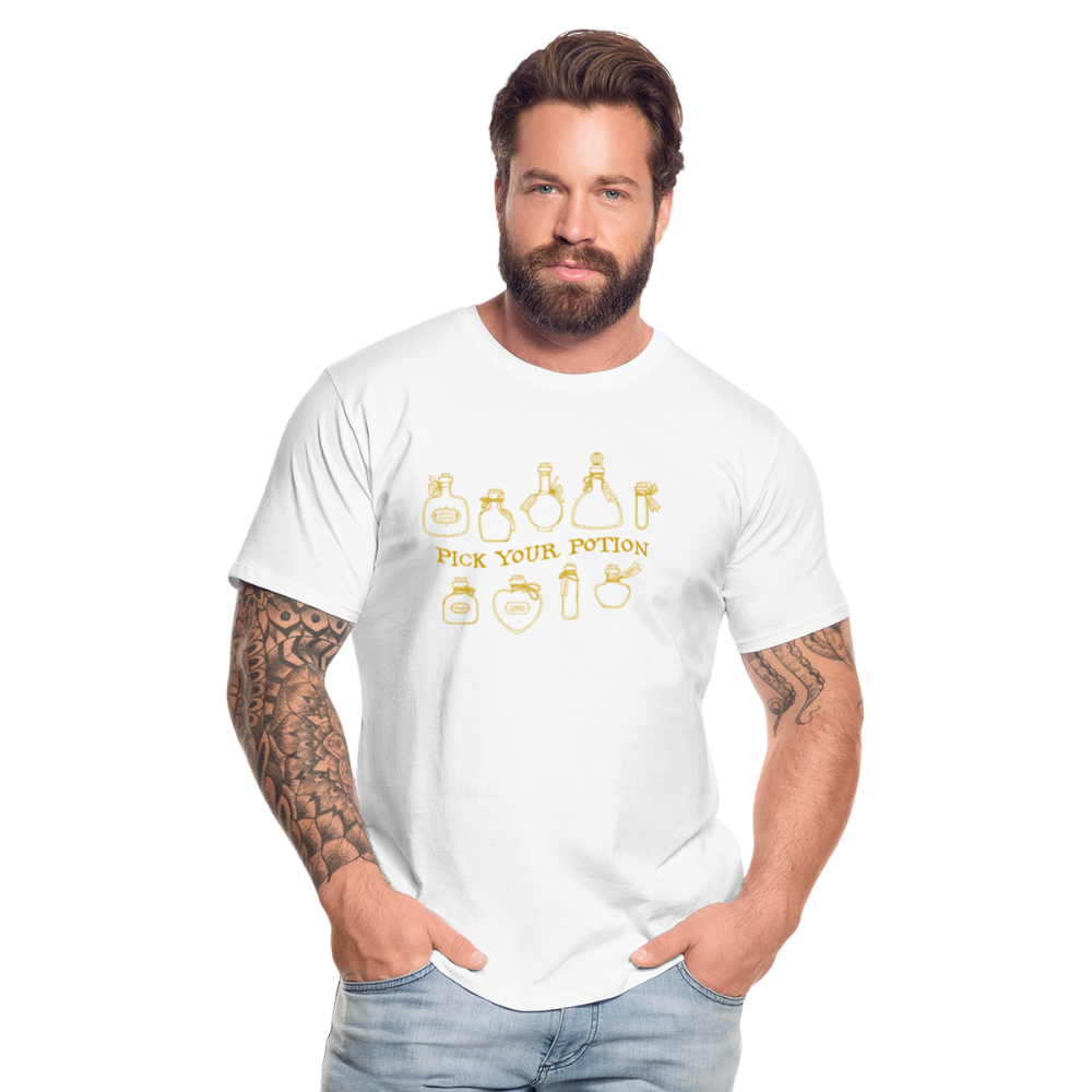 GU 'Potion'  Men’s Premium Organic T-Shirt - white