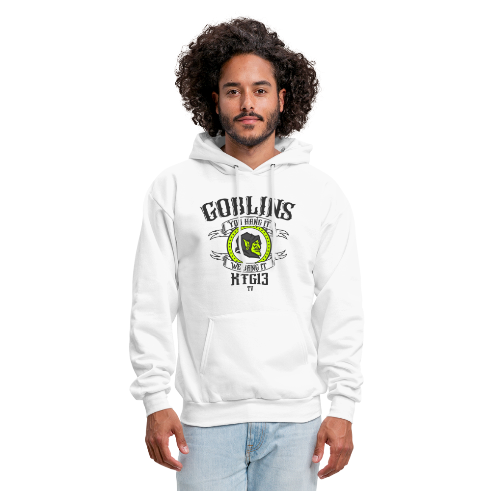 KTG13 TV 'You Hang It, We Bang It' Hoodie - white