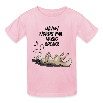 Asher B Ultra Cotton Youth T-shirt - light pink
