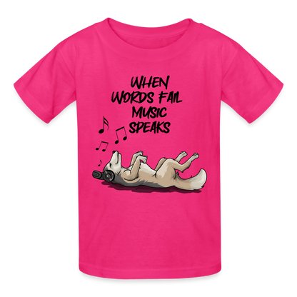 Asher B Ultra Cotton Youth T-shirt - fuchsia