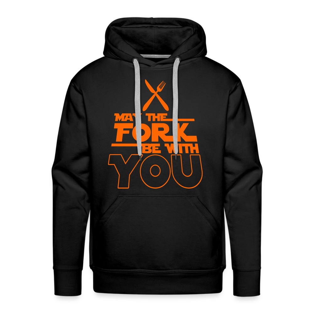 GU 'May the Fork' Unisex Premium Hoodie - black