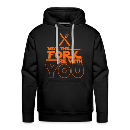 GU 'May the Fork' Unisex Premium Hoodie - black