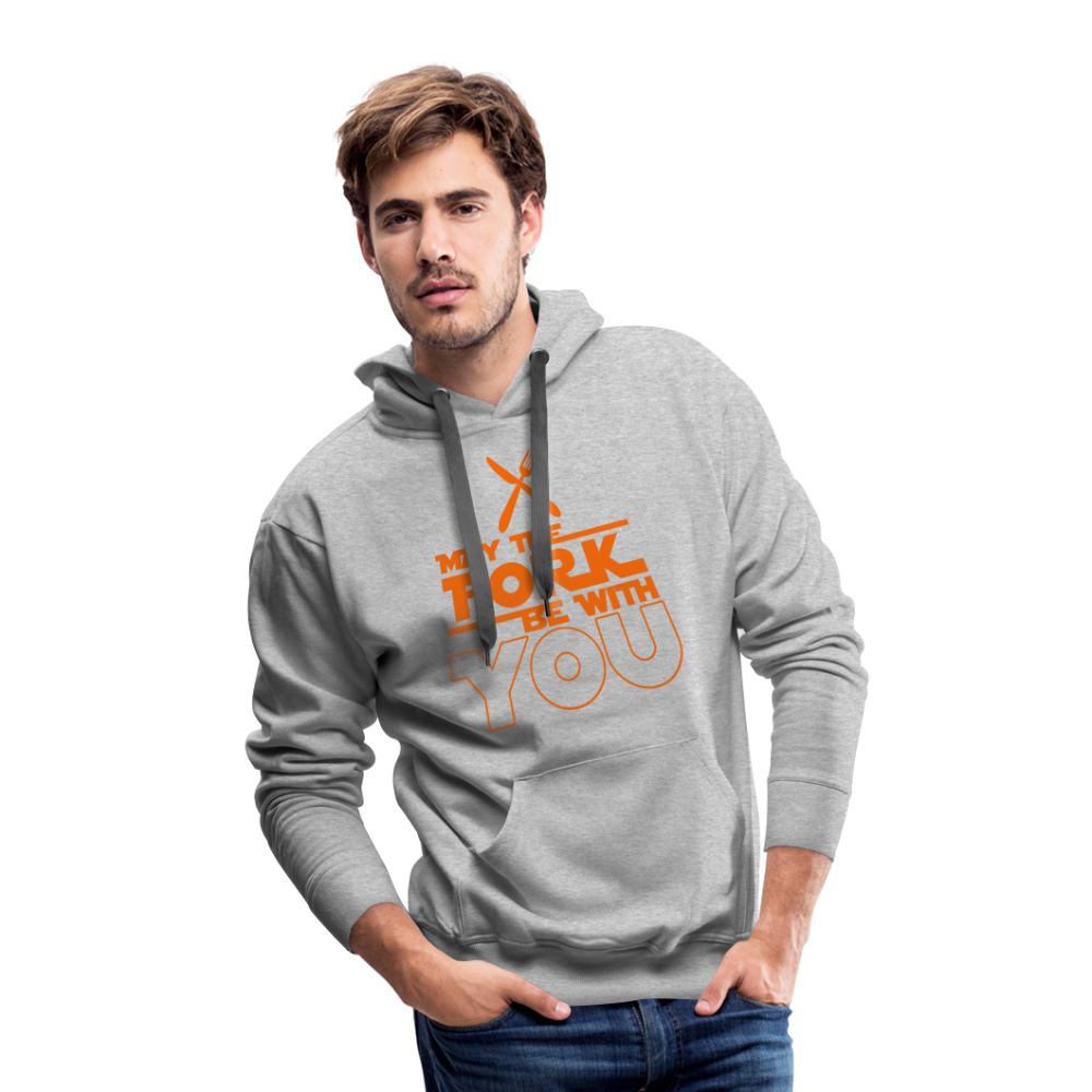 GU 'May the Fork' Unisex Premium Hoodie - heather grey