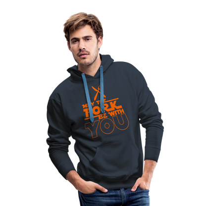 GU 'May the Fork' Unisex Premium Hoodie - navy