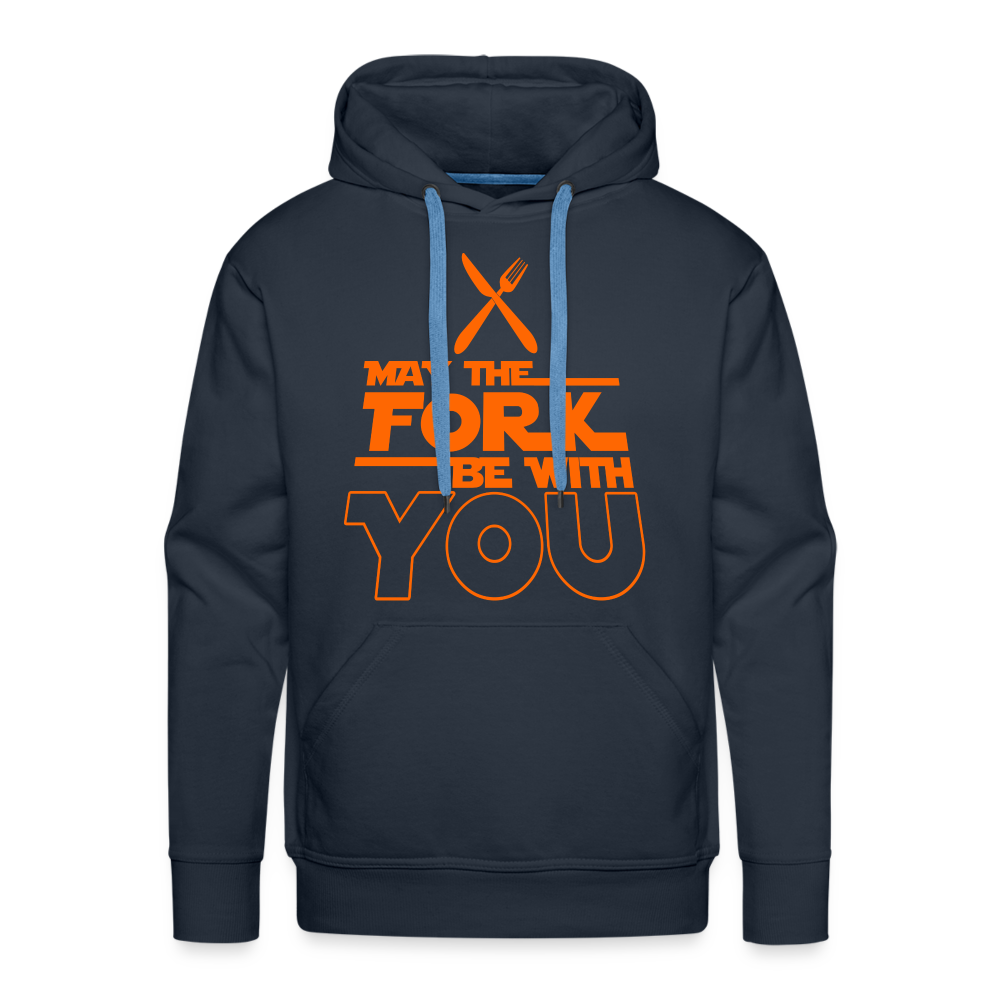 GU 'May the Fork' Unisex Premium Hoodie - navy