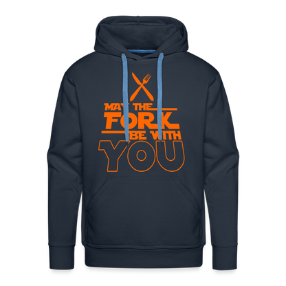 GU 'May the Fork' Unisex Premium Hoodie - navy