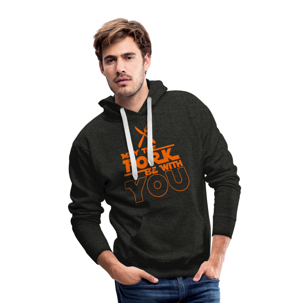 GU 'May the Fork' Unisex Premium Hoodie - charcoal grey