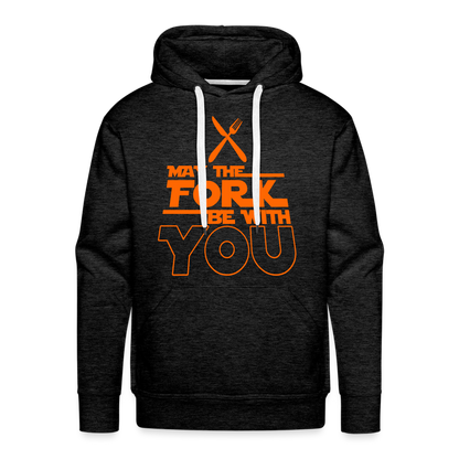 GU 'May the Fork' Unisex Premium Hoodie - charcoal grey