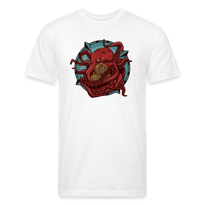Adult Reid Likes Games Fitted T-Shirt - white