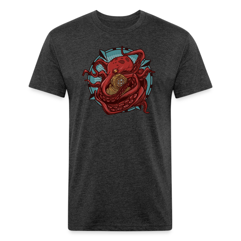 Adult Reid Likes Games Fitted T-Shirt - heather black