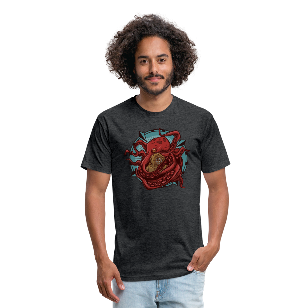 Adult Reid Likes Games Fitted T-Shirt - heather black