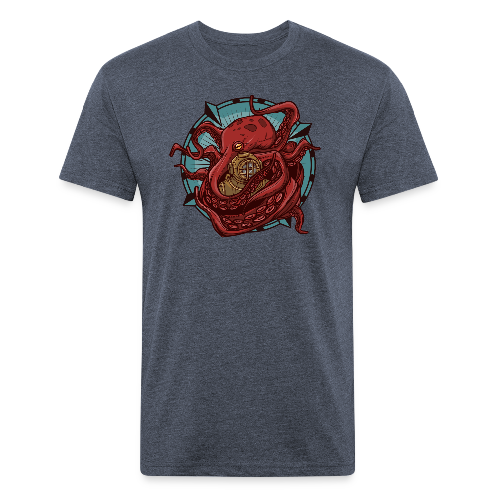 Adult Reid Likes Games Fitted T-Shirt - heather navy