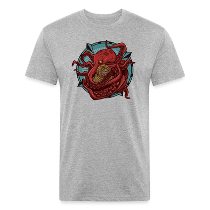 Adult Reid Likes Games Fitted T-Shirt - heather gray