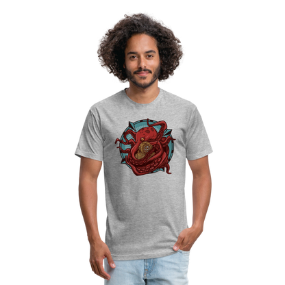 Adult Reid Likes Games Fitted T-Shirt - heather gray