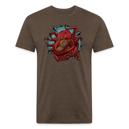 Adult Reid Likes Games Fitted T-Shirt - heather espresso