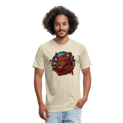 Adult Reid Likes Games Fitted T-Shirt - heather cream