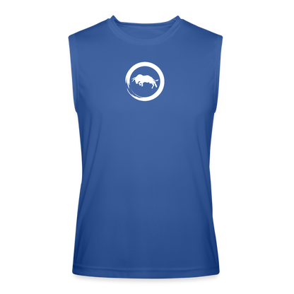 Men’s Vex Unchained 'HERD' Sleeveless Performance Shirt - royal blue