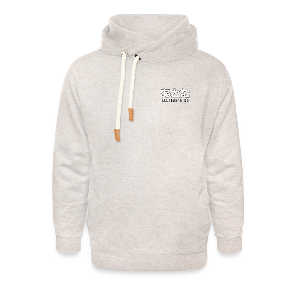 Adult AllTimePrime 'Summer Pagoda' Shawl Collar Hoodie - heather oatmeal