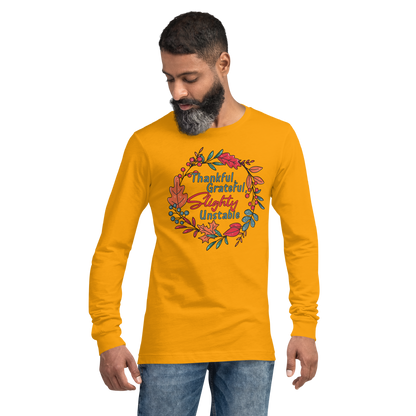 Adult GU 'Thankful and Grateful' Long Sleeve T-Shirt
