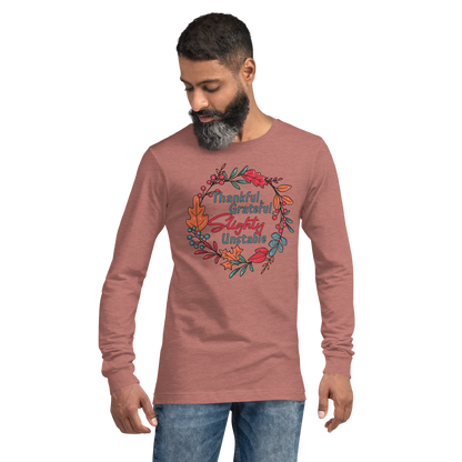 Adult GU 'Thankful and Grateful' Long Sleeve T-Shirt