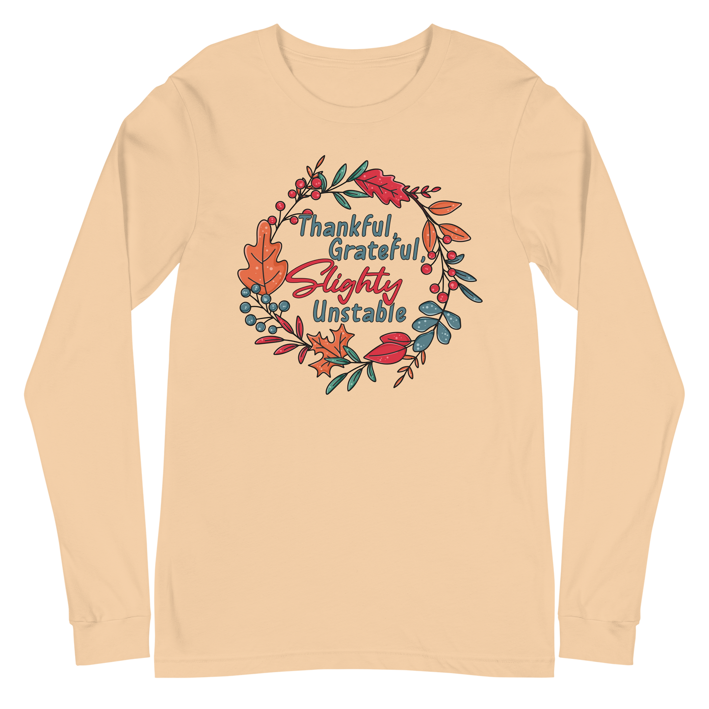Adult GU 'Thankful and Grateful' Long Sleeve T-Shirt
