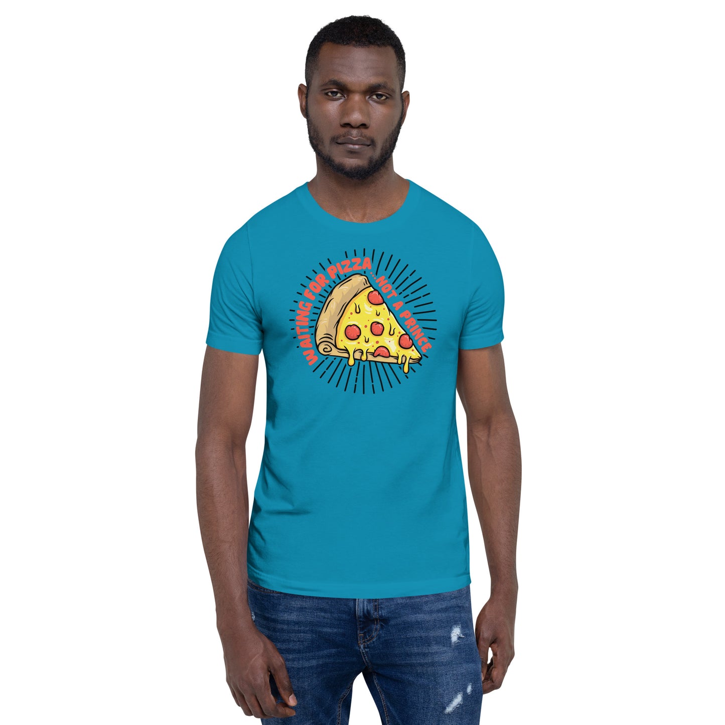 Adult 'Waiting for Pizza' Staple T-shirt