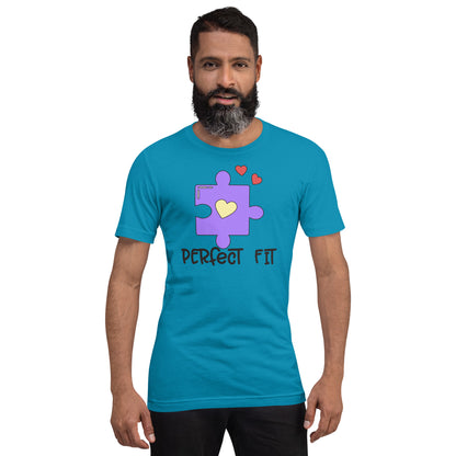 Adult 'Perfect Fit Purple Piece' Staple T-shirt