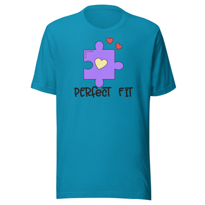 Adult 'Perfect Fit Purple Piece' Staple T-shirt