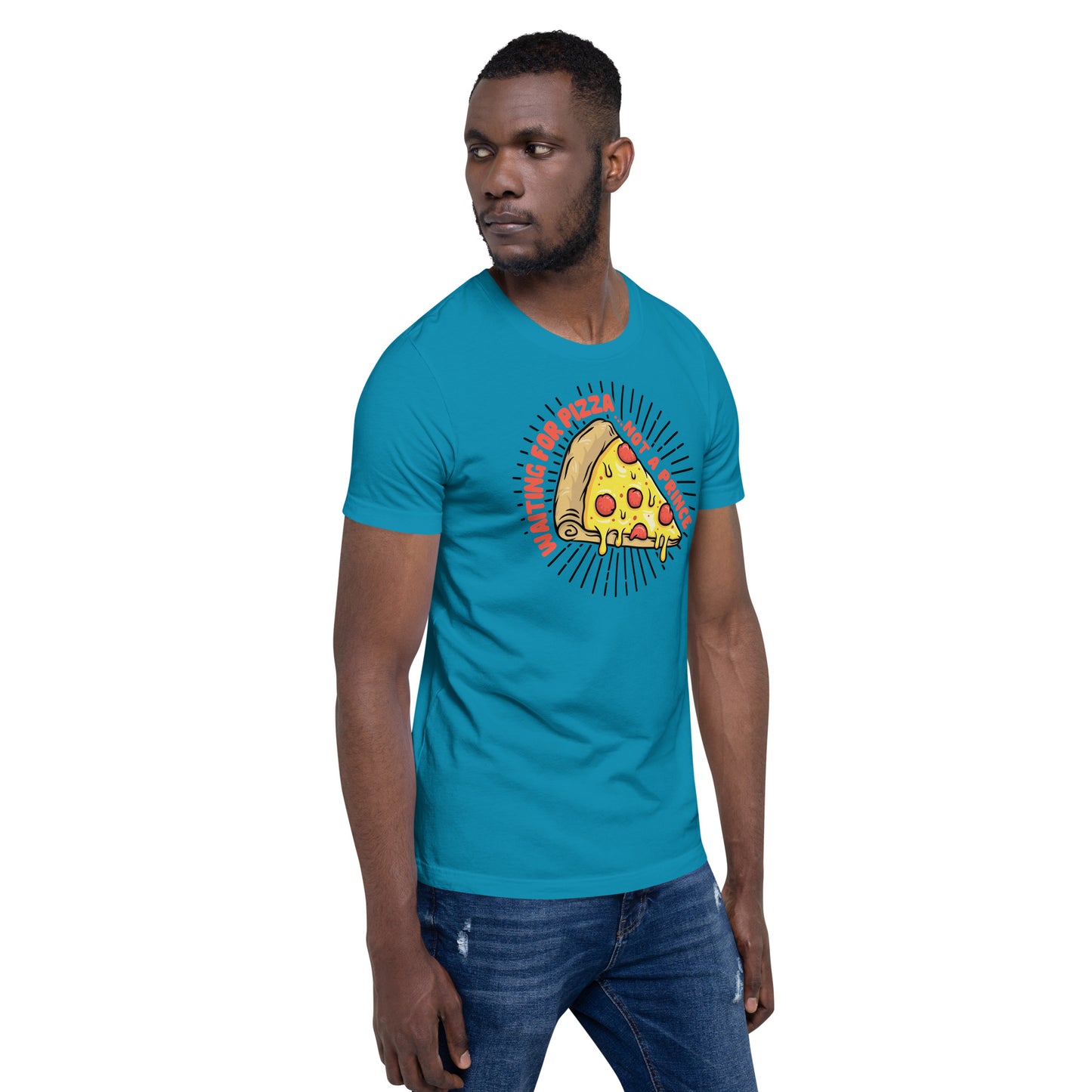 Adult 'Waiting for Pizza' Staple T-shirt